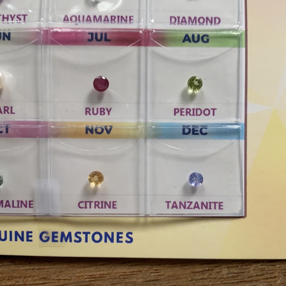 Birthstone Chart - Picture 5 of 6